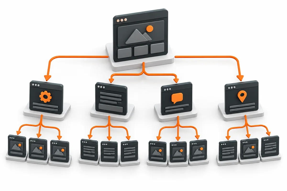 Arquitetura de site para SEO: páginas de serviços que convertem
