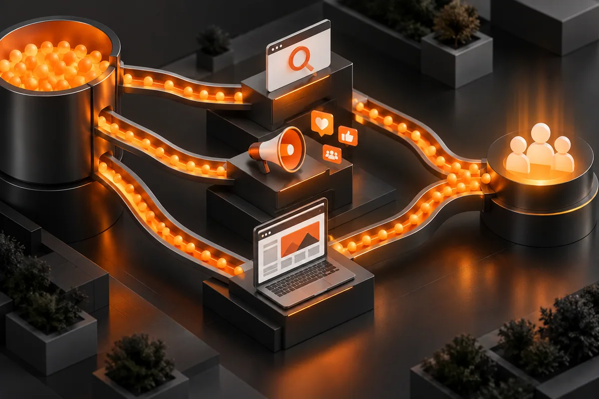 Como dividir orçamento entre Google Ads, Meta Ads e site