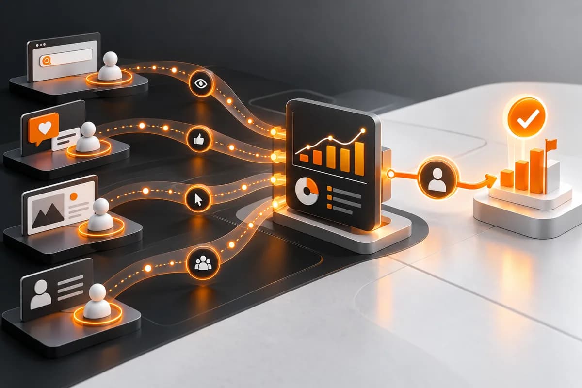 Atribuição integrada: conecte mídia, site e vendas no CRM