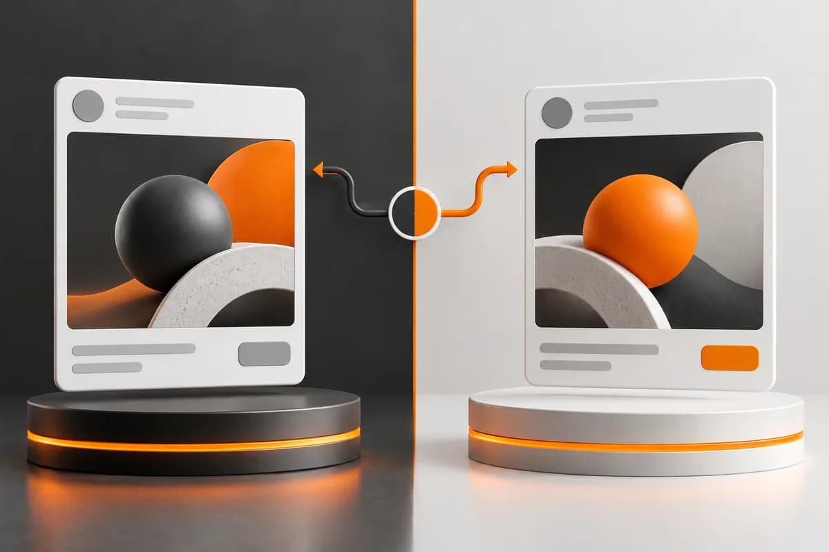 Teste A/B no Meta Ads: escolha uma variável e uma decisão de negócio